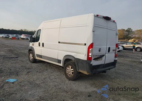 2018 Ram Promaster 2500 High Roof 136 Wb from USA, damaged, VIN 3C6TRVCG2JE117474
